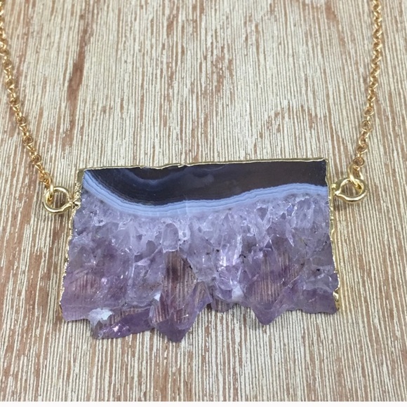Last 1! 🌟Raw Amethyst Necklace - Picture 3 of 6